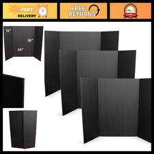 36"x48" Foam Project Boards - Black Trifold Display for Science Fair, Presentati