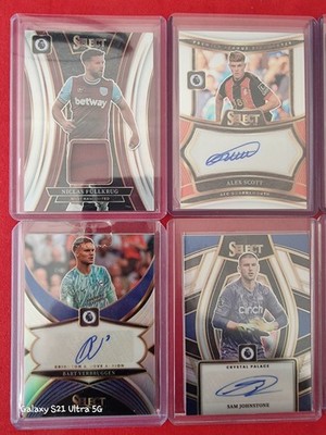Premier League 7 Karten Auto Patch Konvolut Dawson Richards Johnston Aaron's Scott