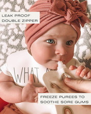 Reusable Baby Food Pouches for Toddlers - BPA Free Food Grade - Dishwasher  ...