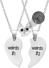 Best Friend Necklaces BFF Necklace for 2 Friendship Valentines Day Gifts Matchin