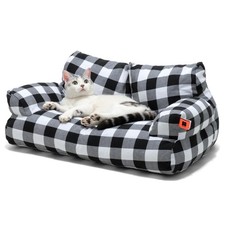 Pet Sofa Bed for Medium Pets, Cat Couch With 261913 Inch Removable Washable C...