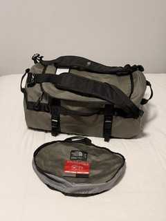 The North Face Base Camp Duffel S Small 50L New Taupe Green/TNF Black