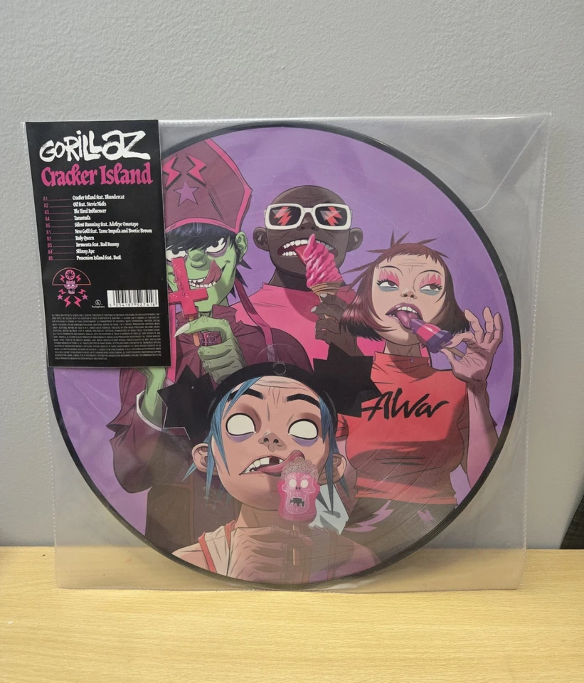 Gorillaz Cracked Island VINYL LP PICTURE DISC Never Played - image 2 of 2