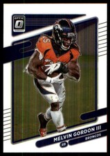 Melvin Gordon III 2021 Donruss Optic #29 Broncos NFL READ FREE SHIP AutographDen