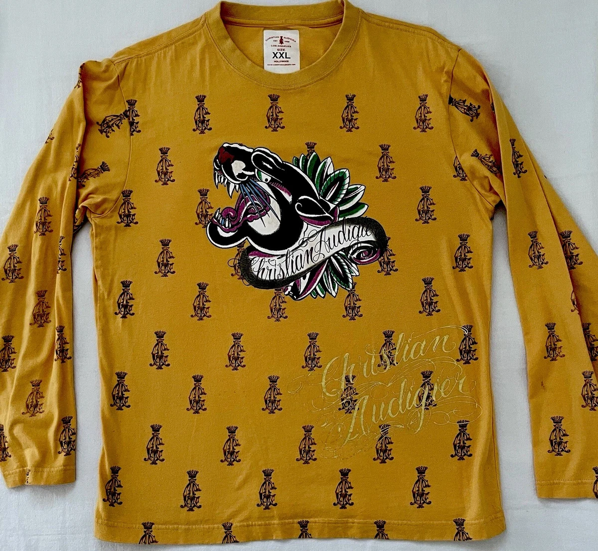 Christian Audigier Yellow Clothing for Men for sale | eBay