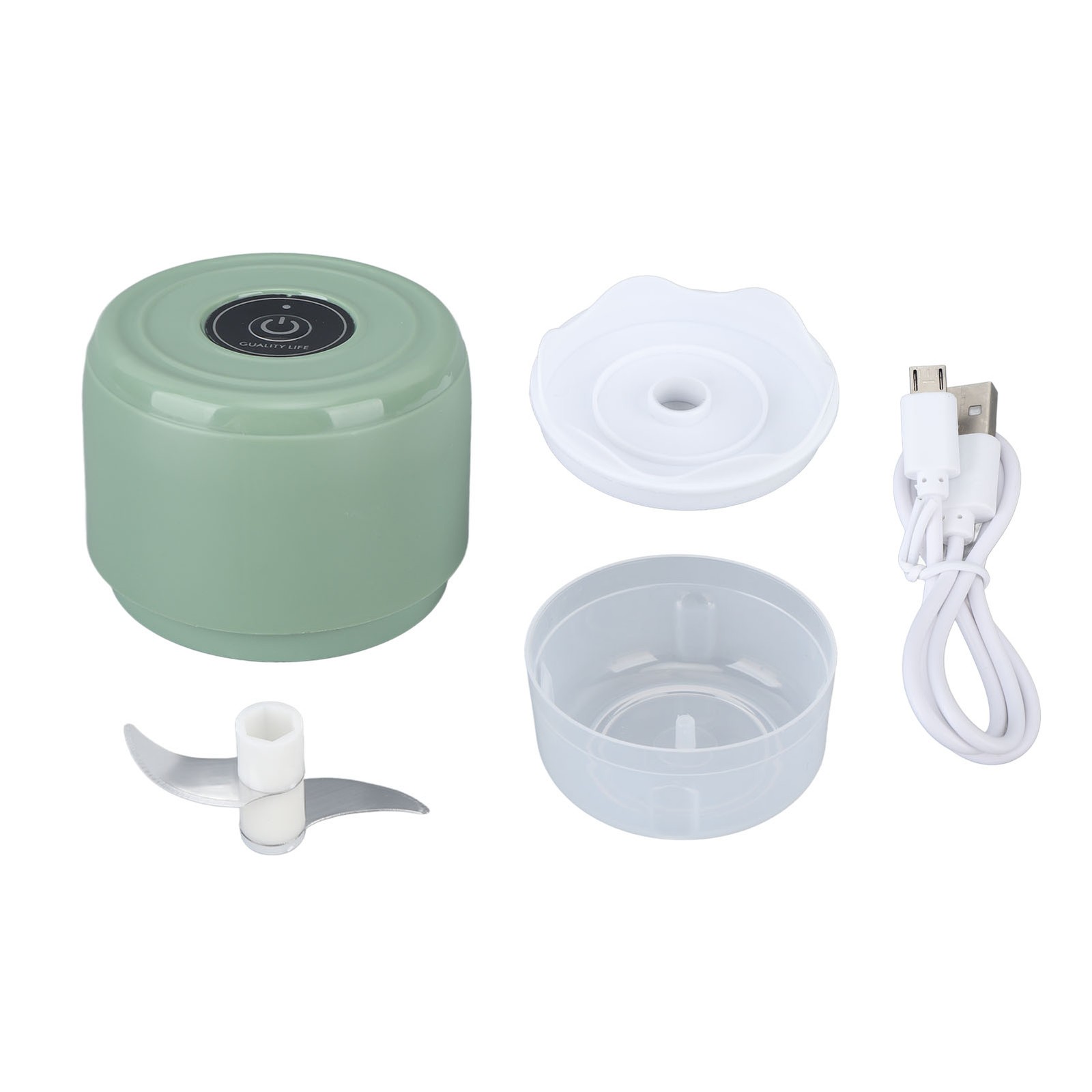 Electric Garlic Chopper Mini Cordless Waterproof Food Processor For Onions