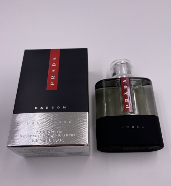 Prada Luna Rossa Carbon de Prada, colonia EDT 3.4 oz para hombre, nuevo sellado 5