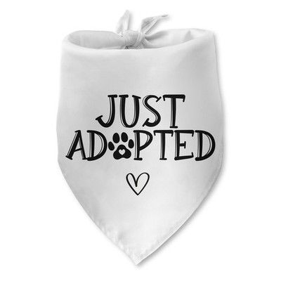 Adopt Me Bandana for Dogs Just Adopted Baby Announcement Photo Prop Pet Scarf