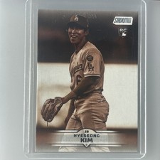 2025 Topps Stadium Club Hyeseong Kim #200 Sepia Parallel RC Los Angeles Dodgers