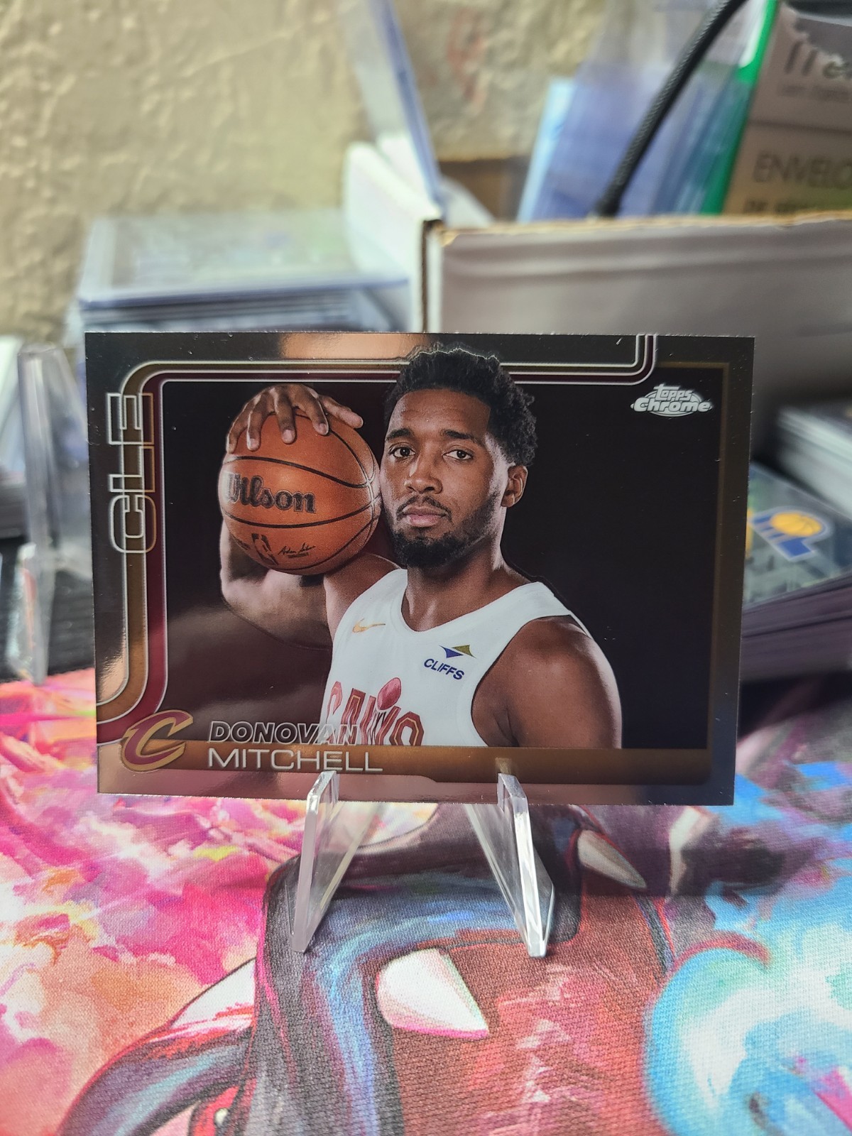 2025-26 Topps Chrome Donovan Mitchell Image Variation SP #69 Cleveland Cavaliers
