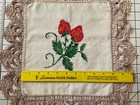 Vintage Antique look Lace Cross Stitch Panel Strawberry embroidery — photo 8