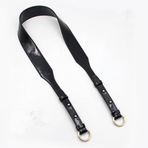 Bandolera de hombro de charol de 4,2 cm de ancho negro bolso correa - Imagen 13 de 15