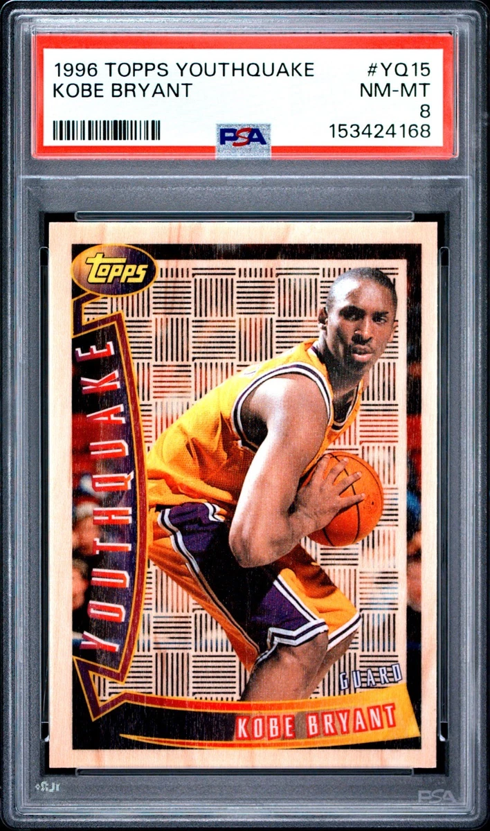 Kobe Bryant Basketball Grade 8 Rookie Sports Trading Cards