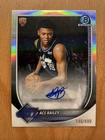 2025-26 Bowman Chrome Ace Bailey Rookie Auto - Refractor /499 Jazz Read