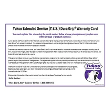 Yukon Extended Service (YES) Plan Warranty for Yukon Dura Grip Limited Slip Diff