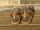 Born Women Light Brown Leather Sandals Strappy, Size 8.5M — photo 5