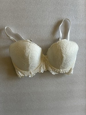 French Affair Women's Push-Up Bra Underwire Lace 34C