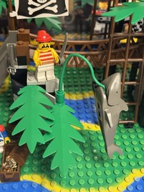 Legoland Pirate System Forbidden Island Vintage Lego Set Missing Figure & Boat