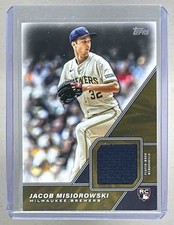 Jacob Misiorowski 2026 Topps Major League Material Patch RC Rookie Patch Damage