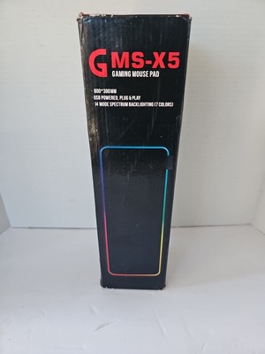 GMS-X5 Colorful Symphony Glowing Mouse Pad Gaming Mouse Pad 80cmx30cm
