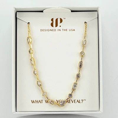 Bomb Party April 2026 Bracelet "The Elenora" Clear CZ on Yellow Gold BR68556 - Image 1 of 2