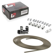 5m Stahlleitung Bremsleitung Bremsrohr Set mit 5 Verbinder Ø 4,75mm für Porsche