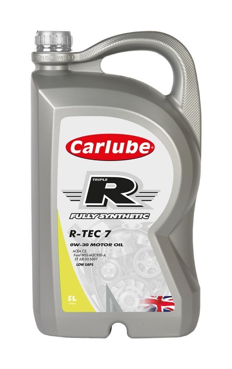 Carlube Engine Oil Triple R 0W30 C2 F Fully Synthetic R-TEC 7 - 5L