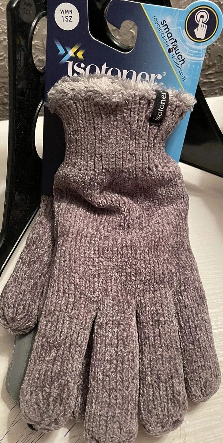 New Isotoner Cold Weather Women’s Gloves Smart touchscreen Technology One SZ