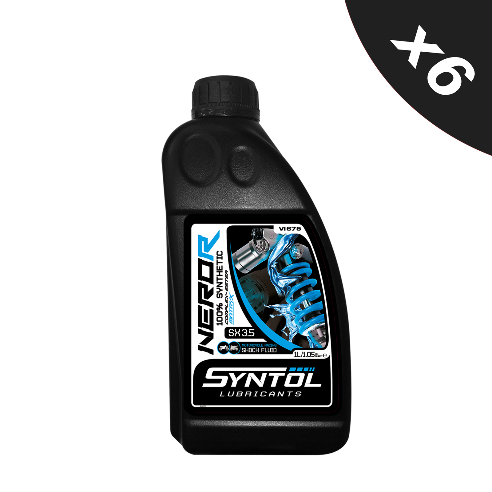 SYNTOL Nero R SX 3.5 Motorcycle Racing Fork Shock Suspension Fluid 6x1L