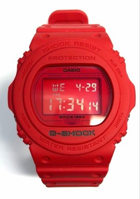 CASIO G SHOCK DW 5735C RED OUT 35th Anniversary Excellent Condition From Japan