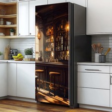 Self-Adhesive Vinyl Refrigerator Stickers Peel and Stick Removable Wallpaper ...