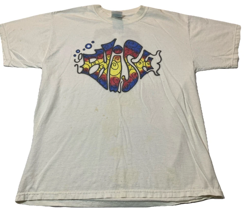 Camiseta vintage PHISH “Whatever You Do cuida de tus zapatos” talla L descolorida Foto 3 de 4