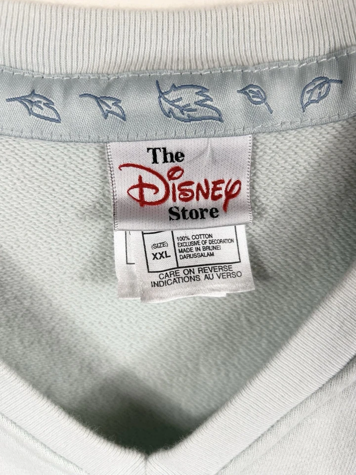 Lady & The Tramp Sweatshirt Women’s XXL Embroidered All Over VTG Disney RARE - Image 2 of 4