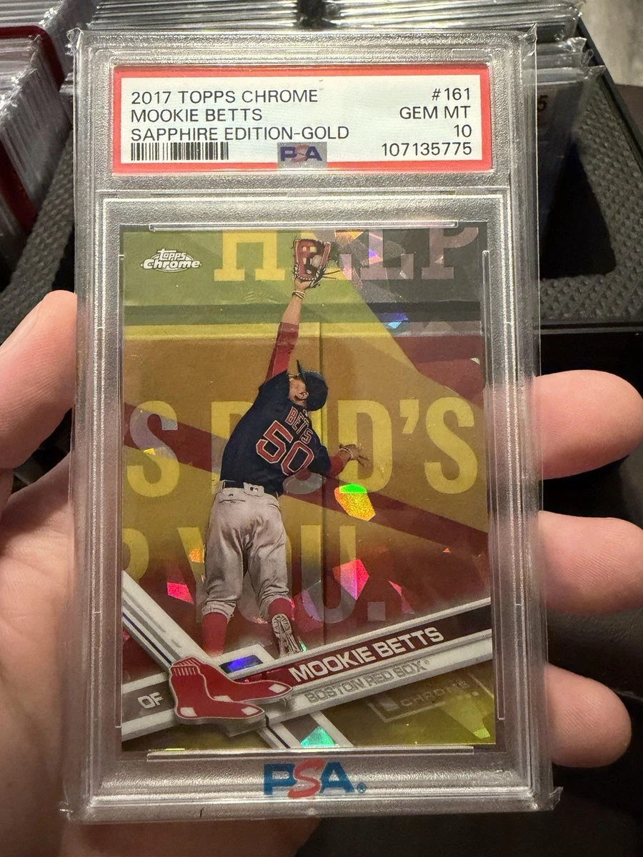 Mookie Betts Baseball Serial Numbered Sports Trading Cards