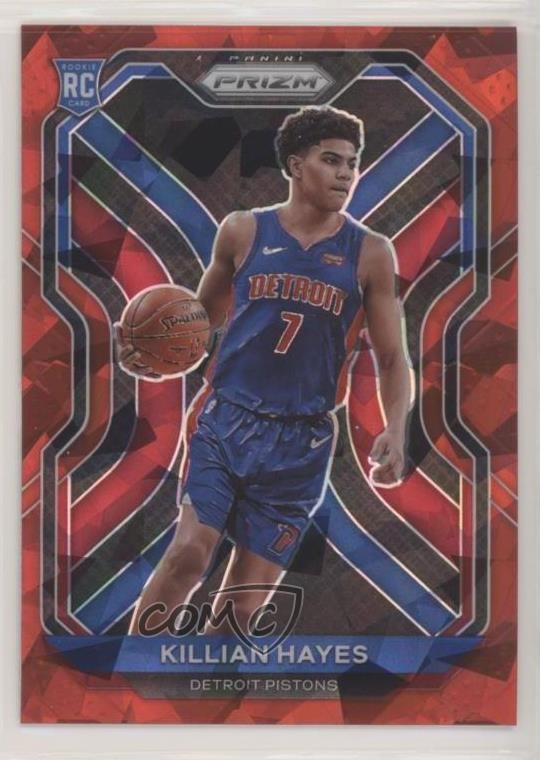 2020-21 Panini Prizm Red Ice Prizm Killian Hayes #270 w1s