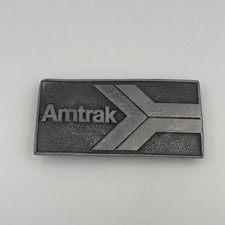 Vintage Amtrak Belt Buckle 1976 Adezy 70s Collectible Train Railroad Memorabilia