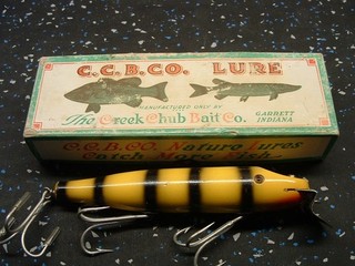 Vintage Creek Chub Husky Pikie Lure with Box Nice