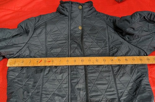 Barbour Women’s Cavalry Diamond Quilted Jacket - Black - UK 14 - Picture 8 of 9