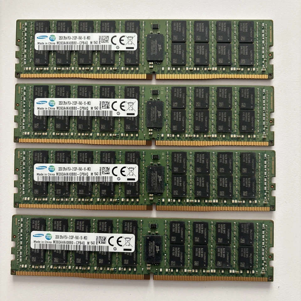 Samsung 32GB DDR4 ECC Registered 2Rx4 PC4-2133P – M393A4K40BB0-CPB - Photo 3/3