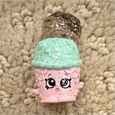 Small Pink Brown Green Shopkins Ice Cream Dream Figurine Plastic 3D Effect