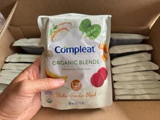 Nestle Compleat Organic Blends Oral Supplement Chicken-Garden 10.1 oz Pouch 24Ct