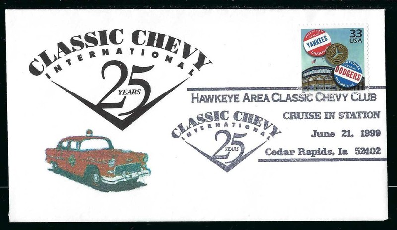 Fire / 1955 Chevrolet Chief Car / 25 Years Classic Chevy International Club