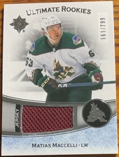 2022-23 Ultimate Collection Jerseys Matias Maccelli #140 #’d 161/799