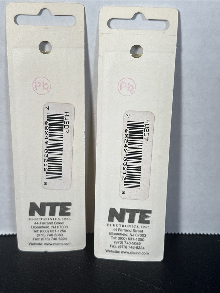 Resistore NTE Electronics HW222 – 2.2k Ohm 1/2W, Metal Film, Flameproof, Axial Lead