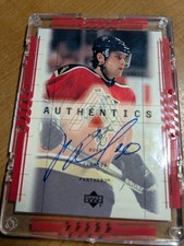 1999 UPPER DECK AUTHENTICS PAVEL BURE AUTO AUTOGRAPH PB HOF HALL OF FAME