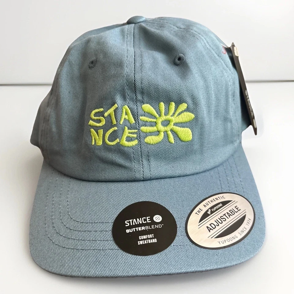 Stance Butterblend Hombres Gorra Ajustable con Correa Azul Desvanecido Banda para el Sudor Sombrero NUEVO Foto 3 de 3