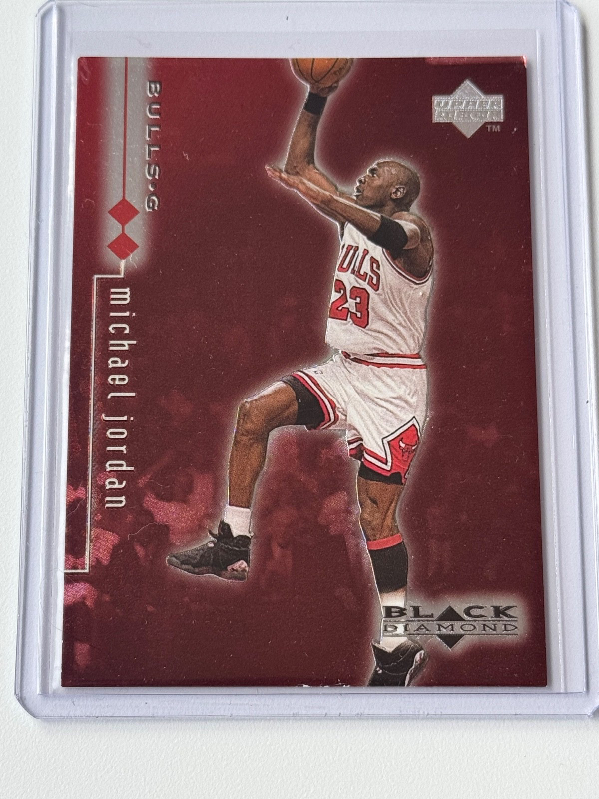 1998-99 Upper Deck Black Diamond RED #9 Michael Jordan Double Diamond #/3000