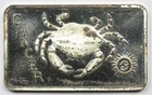 1974 Cancer Zodiac Silver Art Bar 1 oz .999 Fine - Mount Everest Mint