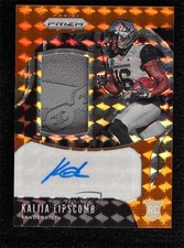 2020 Chronicles Draft Picks Orange Prizm 8/15 Kalija Lipscomb #19 Patch Auto 1z6