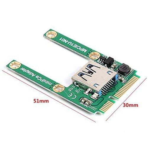 PCI-E auf USB3.0 Adapterkarte PCIe auf USB 3.0 Adapter, Geeignet für Noteb1250 - Afbeelding 3 van 6